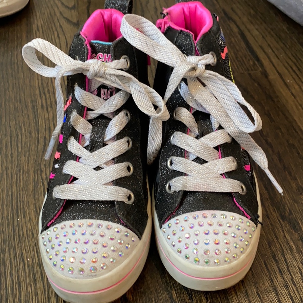 Girls sequins high tops
